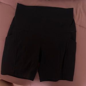 brand new lulu high rise biker shorts